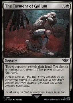 The Torment of Gollum - The Lord of the Rings: Tales of Middle-earth (Common) [LTR-110] - JotaCards - Tu Tienda de TCG