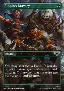 Pippin's Bravery - The Lord of the Rings: Tales of Middle-earth: Extras (Common) [XLTR-414] - JotaCards - Tu Tienda de TCG