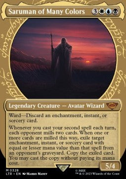 Saruman of Many Colors (V.1) - The Lord of the Rings: Tales of Middle-earth: Extras (Mythic) [XLTR-328] - JotaCards - Tu Tienda de TCG