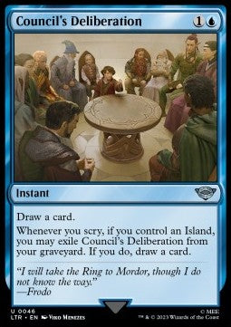 Council's Deliberation - The Lord of the Rings: Tales of Middle-earth (Uncommon) [LTR-46] - JotaCards - Tu Tienda de TCG