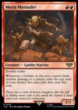 Moria Marauder - The Lord of the Rings: Tales of Middle-earth (Rare) [LTR-138] - JotaCards - Tu Tienda de TCG