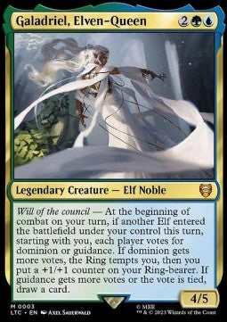 Galadriel, Elven-Queen - Commander: The Lord of the Rings: Tales of Middle-earth (Mythic) [LTC-3] - JotaCards - Tu Tienda de TCG