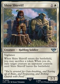 Shire Shirriff - The Lord of the Rings: Tales of Middle-earth (Uncommon) [LTR-30] - JotaCards - Tu Tienda de TCG