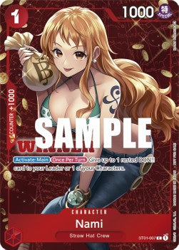 Nami (ST01-007) (V.3) - Unnumbered Promos (Common) [UP- ST01-007] - JotaCards - Tu Tienda de TCG
