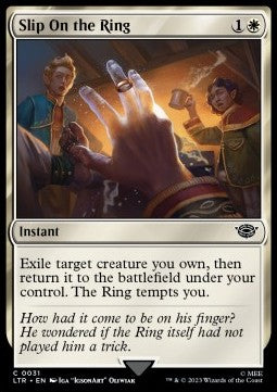Slip On the Ring - The Lord of the Rings: Tales of Middle-earth (Common) [LTR-31] - JotaCards - Tu Tienda de TCG