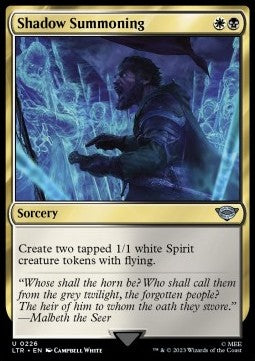 Shadow Summoning - The Lord of the Rings: Tales of Middle-earth (Uncommon) [LTR-226] - JotaCards - Tu Tienda de TCG