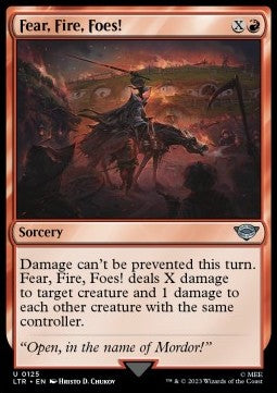 Fear, Fire, Foes! - The Lord of the Rings: Tales of Middle-earth (Uncommon) [LTR-125] - JotaCards - Tu Tienda de TCG
