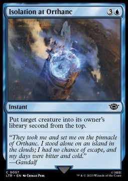 Isolation at Orthanc - The Lord of the Rings: Tales of Middle-earth (Common) [LTR-57] - JotaCards - Tu Tienda de TCG