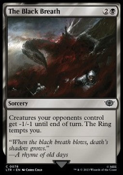 The Black Breath - The Lord of the Rings: Tales of Middle-earth (Common) [LTR-78] - JotaCards - Tu Tienda de TCG