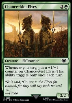 Chance-Met Elves - The Lord of the Rings: Tales of Middle-earth (Common) [LTR-157] - JotaCards - Tu Tienda de TCG