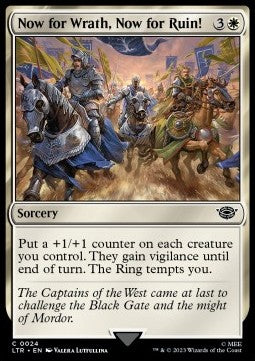 Now for Wrath, Now for Ruin! - The Lord of the Rings: Tales of Middle-earth (Common) [LTR-24] - JotaCards - Tu Tienda de TCG