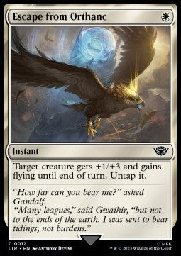 Escape from Orthanc - The Lord of the Rings: Tales of Middle-earth (Common) [LTR-12] - JotaCards - Tu Tienda de TCG