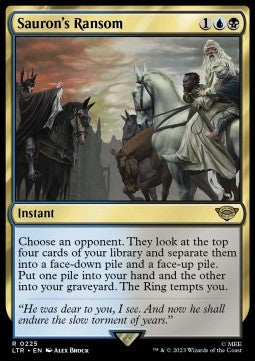 Sauron's Ransom - The Lord of the Rings: Tales of Middle-earth (Rare) [LTR-225] - JotaCards - Tu Tienda de TCG