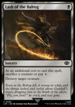 Lash of the Balrog - The Lord of the Rings: Tales of Middle-earth (Common) [LTR-92] - JotaCards - Tu Tienda de TCG