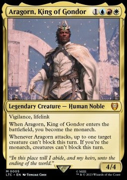 Aragorn, King of Gondor - Commander: The Lord of the Rings: Tales of Middle-earth (Mythic) [LTC-5] - JotaCards - Tu Tienda de TCG