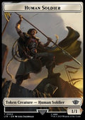 Human Soldier Token (White 1/1) (V.2) - The Lord of the Rings: Tales of Middle-earth: Extras (Token) [XLTR-T02] - JotaCards - Tu Tienda de TCG