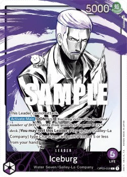 Iceburg (OP03-058) (V.2) - Pillars of Strength (Alternate Art) [OP03-058] - JotaCards - Tu Tienda de TCG