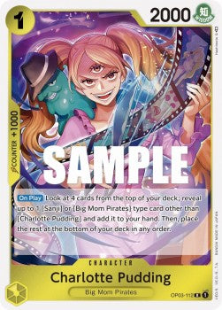 Charlotte Pudding (OP03-112) (V.1) - Pillars of Strength (Rare) [OP03-112] - JotaCards - Tu Tienda de TCG