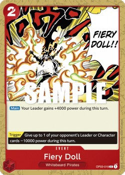 Fiery Doll (OP03-019) - Pillars of Strength (Common) [OP03-019]