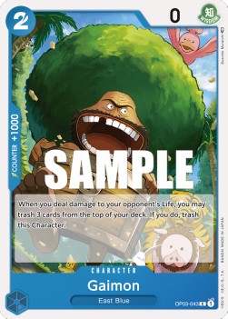 Gaimon (OP03-043) - Pillars of Strength (Common) [OP03-043] - JotaCards - Tu Tienda de TCG