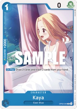 Kaya (OP03-044) - Pillars of Strength (Rare) [OP03-044]