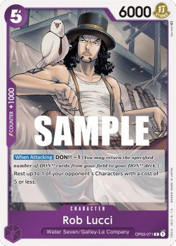 Rob Lucci (OP03-071) - Pillars of Strength (Rare) [OP03-071] - JotaCards - Tu Tienda de TCG