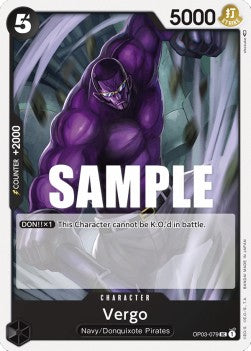 Vergo (OP03-079) - Pillars of Strength (Uncommon) [OP03-079] - JotaCards - Tu Tienda de TCG