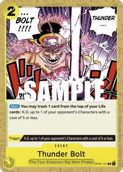 Thunder Bolt (OP03-121) - Pillars of Strength (Common) [OP03-121] - JotaCards - Tu Tienda de TCG