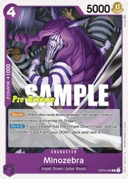 Minozebra (OP03-068) - Promos: Pillars of Strength (Common) [OP03P-068]