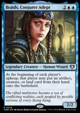 Braids, Conjurer Adept - Commander Masters (Rare) [CMM-76] - JotaCards - Tu Tienda de TCG