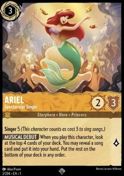 Ariel - Spectacular Singer - The First Chapter (Super Rare) [1TFC-2] - JotaCards - Tu Tienda de TCG