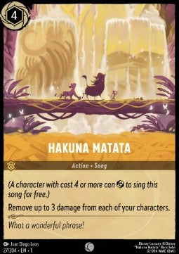 Hakuna Matata - The First Chapter (Common) [1TFC-27] - JotaCards - Tu Tienda de TCG
