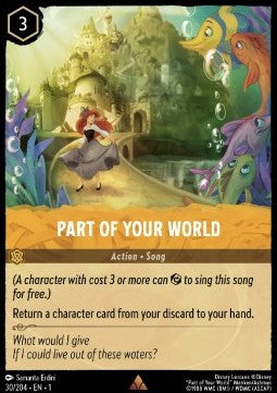 Part of Your World - The First Chapter (Rare) [1TFC-30] - JotaCards - Tu Tienda de TCG