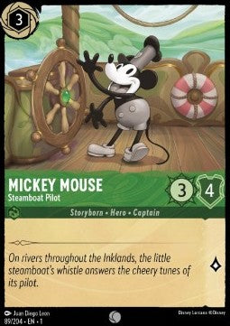 Mickey Mouse - Steamboat Pilot - The First Chapter (Common) [1TFC-89] - JotaCards - Tu Tienda de TCG