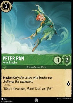 Peter Pan - Never Landing - The First Chapter (Common) [1TFC-91] - JotaCards - Tu Tienda de TCG