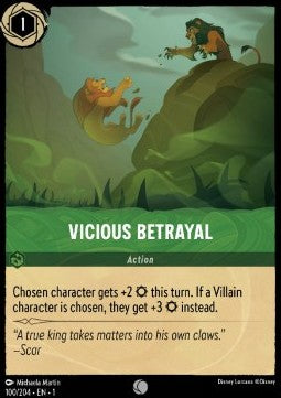 Vicious Betrayal - The First Chapter (Common) [1TFC-100] - JotaCards - Tu Tienda de TCG