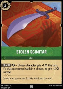 Stolen Scimitar - The First Chapter (Common) [1TFC-102] - JotaCards - Tu Tienda de TCG