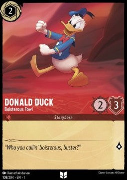 Donald Duck - Boisterous Fowl - The First Chapter (Uncommon) [1TFC-108] - JotaCards - Tu Tienda de TCG