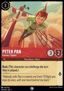 Peter Pan - Fearless Fighter - The First Chapter (Common) [1TFC-119] - JotaCards - Tu Tienda de TCG