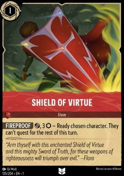 Shield of Virtue - The First Chapter (Uncommon) [1TFC-135] - JotaCards - Tu Tienda de TCG
