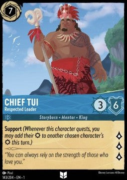 Chief Tui - Respected Leader - The First Chapter (Uncommon) [1TFC-143] - JotaCards - Tu Tienda de TCG