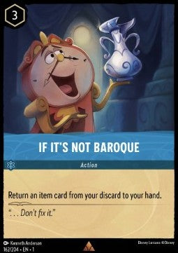 If It's Not Baroque - The First Chapter (Rare) [1TFC-162] - JotaCards - Tu Tienda de TCG