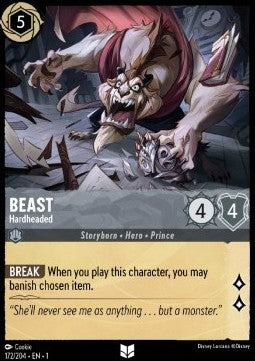 Beast - Hardheaded - The First Chapter (Uncommon) [1TFC-172] - JotaCards - Tu Tienda de TCG