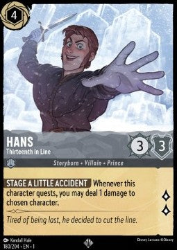 Hans - Thirteenth in Line - The First Chapter (Super Rare) [1TFC-180] - JotaCards - Tu Tienda de TCG