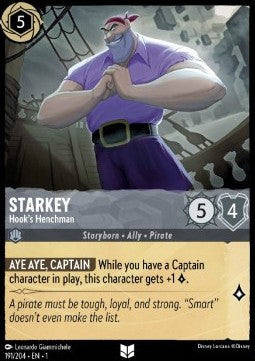 Starkey - Hook's Henchman - The First Chapter (Uncommon) [1TFC-191] - JotaCards - Tu Tienda de TCG