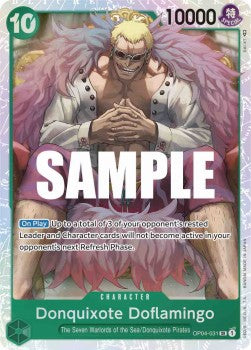 Donquixote Doflamingo (OP04-031) (V.1) - Kingdoms of Intrigue (Super Rare) [OP04-031] - JotaCards - Tu Tienda de TCG