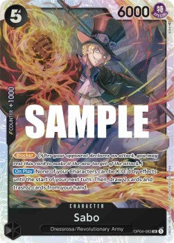 Sabo (OP04-083) (V.1) - Kingdoms of Intrigue (Super Rare) [OP04-083] - JotaCards - Tu Tienda de TCG