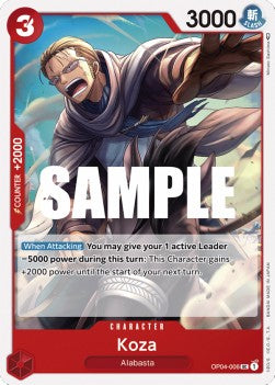 Koza (OP04-006) - Kingdoms of Intrigue (Uncommon) [OP04-006] - JotaCards - Tu Tienda de TCG