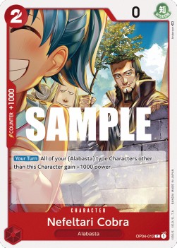 Nefeltari Cobra (OP04-012) - Kingdoms of Intrigue (Common) [OP04-012] - JotaCards - Tu Tienda de TCG