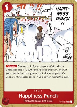 Happiness Punch (OP04-017) - Kingdoms of Intrigue (Common) [OP04-017] - JotaCards - Tu Tienda de TCG